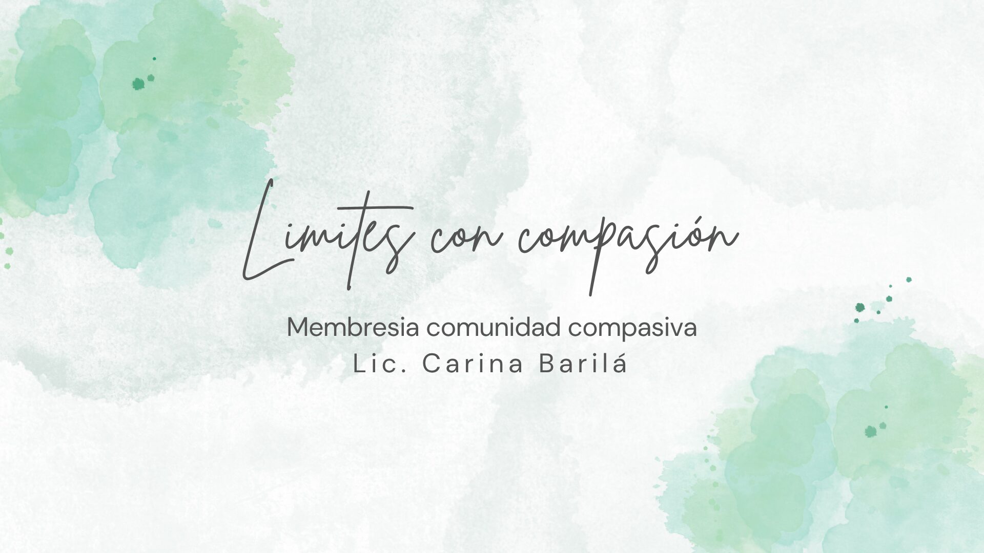 Límites con compasión