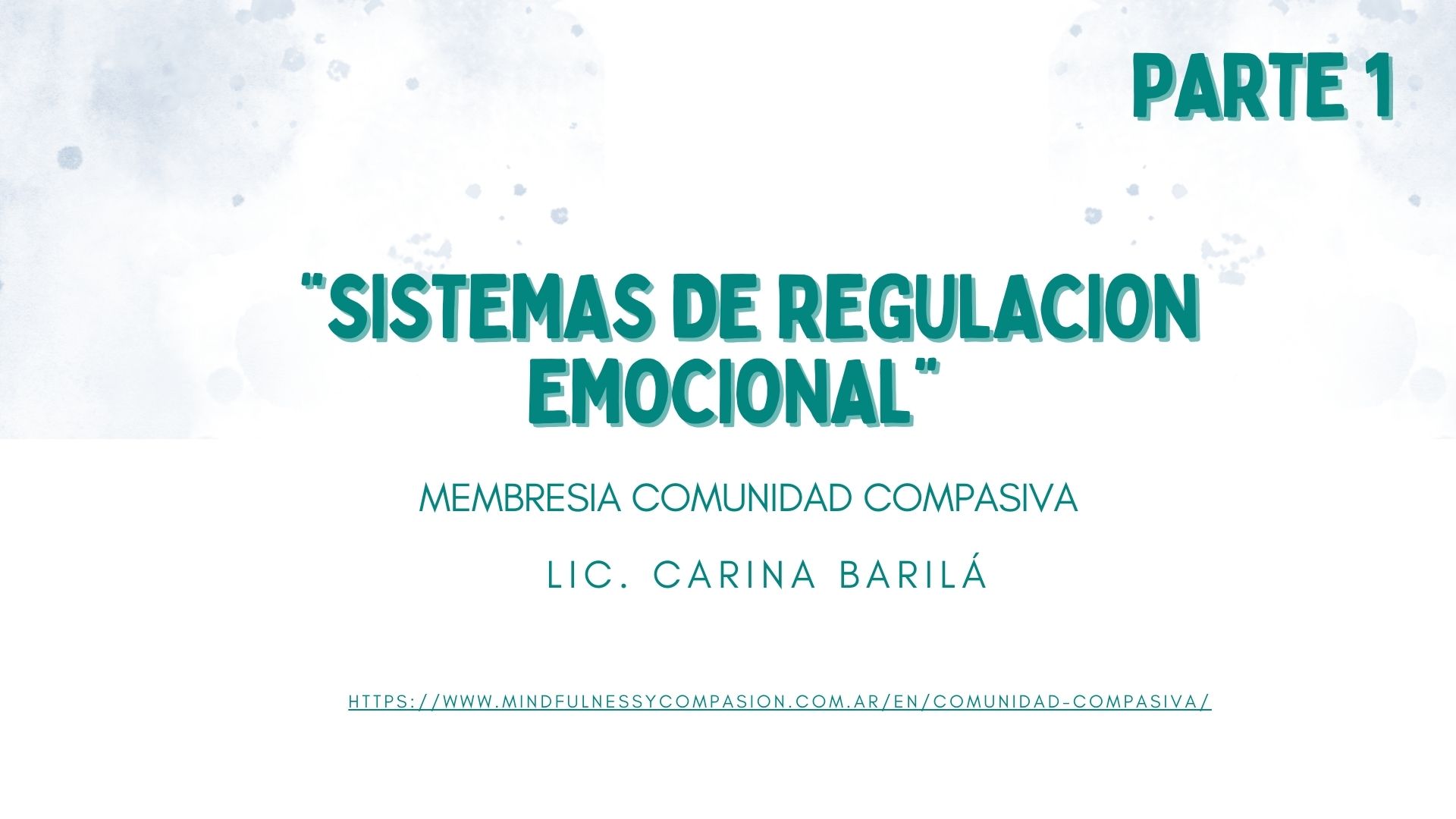 Regulación emocional